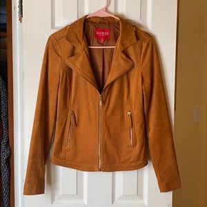 Suede blazer from guess